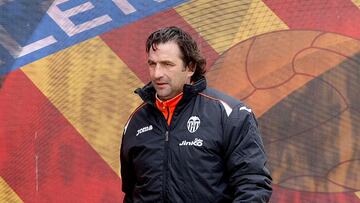 Juan Antonio Pizzi cuando era entrenador del Valencia en la 2013-14.