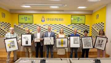 16/08/2024 FUTBOL PRIMERA DIVISION TEMPORADA 24/25 UD LAS PALMAS Presentación actos 75 Aniversario UD Las Palmas