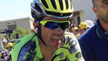 Contador durante el pasado Tour de Francia