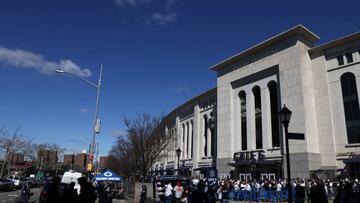 NEW YORK, NEW YORK - APRIL 08: fans are seen prior to the game between the New York Yankees and the Boston Red Sox at Yankee Stadium on April 08, 2022 in New York City. (Photo by Mike Stobe/Getty Images)