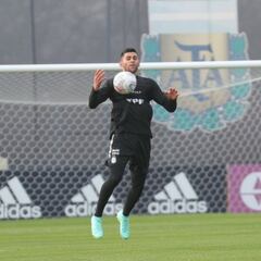 Argentina entrena en Ezeiza y ya prepara los cuartos de final