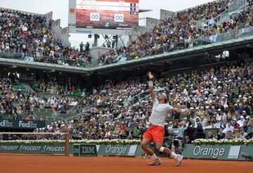 Rafa Nadal ganó a David Ferrer por 6-3,6-2 y 6-3.