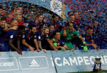 El Barcelona campeón de la Supercopa de España