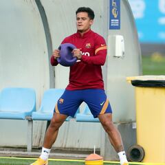 Coutinho acelera su recuperación