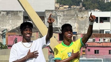 Vinicius presenta su estatua