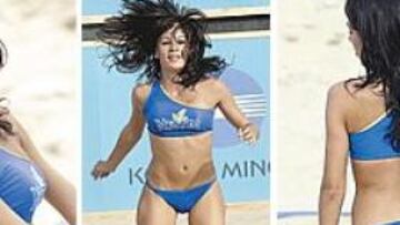 Animadoras en el voley playa