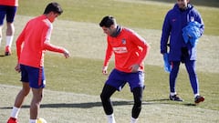 Álvaro Morata put through the mill in his second day at Atlético