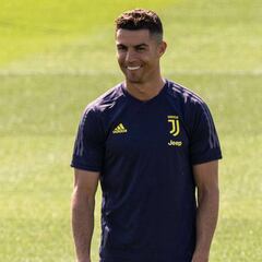 Cristiano ya tiene el alta y entrenó con sus compañeros