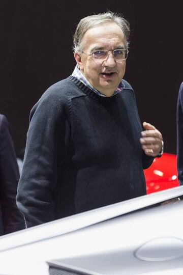 Marchionne, en el Salón del Automóvil de Ginebra (Suiza).