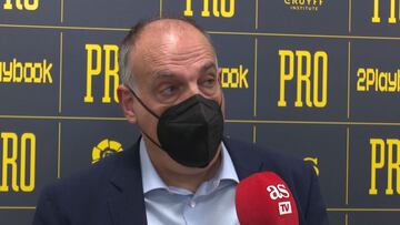 Tebas rebate la idea de que los jóvenes cada vez ven menos fútbol: "No es verdad"