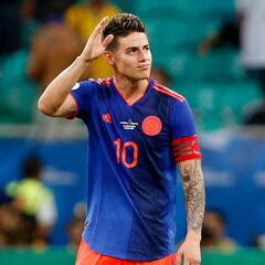 James, emocionado por volver a la Selección Colombia