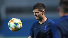 Christian Pulisic completes first training session with Chelsea