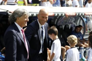 Enrique Martín y Zidane.