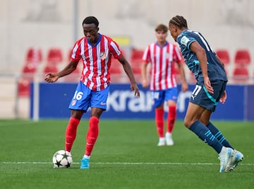 Taufik, durante el partido contra el Leipzig.