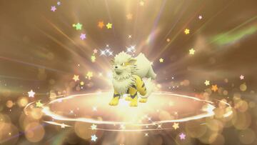 pokemon escarlata purpura arcanine shiny variocolor codigo regalo misterioso