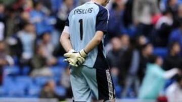 <b>FALLÓ.</b> Un error de Casillas permitió a Lafita marcar el primer gol del Zaragoza.