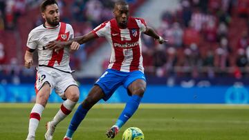Kondogbia, en el Atlético-Rayo.