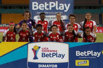 Partido de ida de las semifinales de la Liga Femenina BetPlay 2023, entre Atlético Nacional e Independiente Santa Fe.