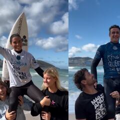 Lucía Machado y Andy Criere, los nuevos reyes del surf en España