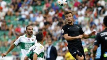 David Lombán, jugador del Elche