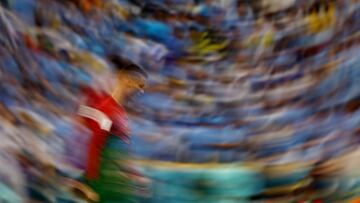 Soccer Football - FIFA World Cup Qatar 2022 - Group H - Portugal v Uruguay - Lusail Stadium, Lusail, Qatar - November 28, 2022 Portugal's Cristiano Ronaldo reacts REUTERS/Kai Pfaffenbach TPX IMAGES OF THE DAY