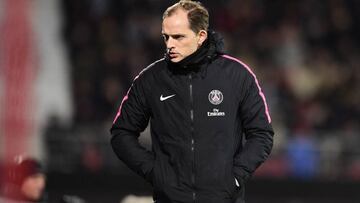 Thomas Tuchel durante el Dijon - PSG