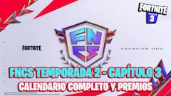 FNCS de la Temporada 2 de Fortnite: cuándo empieza y premios