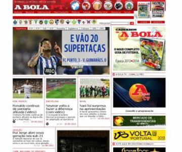 Portadas de la prensa extranjera