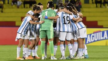 Alineación posible de Argentina ante Chile en la Copa América Femenina