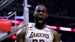 LeBron James, con Los Angeles Lakers.