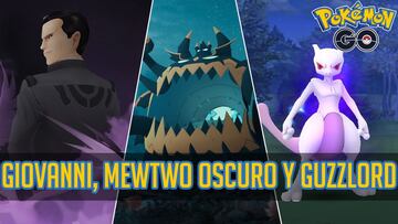 Próximos eventos de Pokémon GO en noviembre 2022: Giovanni, Mewtwo Oscuro y Guzzlord