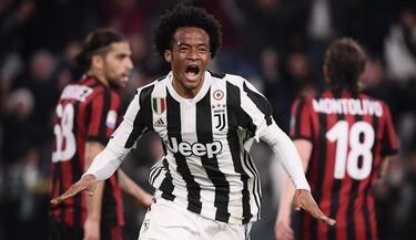 Juan Cuadrado y un historial positivo ante Milan