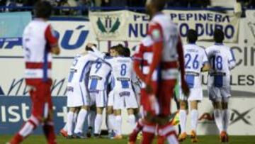 El Leganés pone contra las cuerdas al Granada