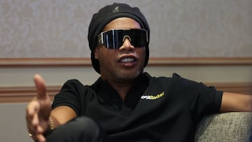 Ronladinho durante una entrevista