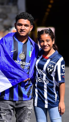 Fans o Aficion during the match between CF Monterrey and FC Internazionale Milano as part of Group E to 2025 FIFA Club World Cup, at Rose Bowl Stadium on June 17, 2025 in Pasadena, Los Angeles California, United States.