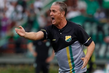 Partido entre Atlético Nacional y Atlético Huila en el estadio Atanasio Girardot, por la sexta fecha de la Liga BetPlay I-2023.