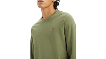 Camisa de manga larga Levi's Original Battery Housemark verde para hombre en Amazon