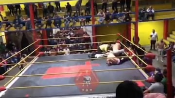 Luchador mexicano falleció en combate tras sufrir un infarto