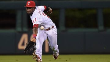 Odúbel Herrera sorprendió a no pocos seguidores de los Phillies con sus actuaciones sobre el terreno de juego.