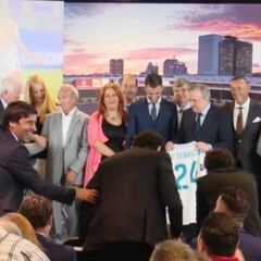 Raúl, el más aclamado en la presentación de Ceballos