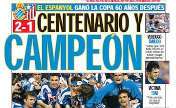 La portada doble de AS del 28 de mayo de 2000.