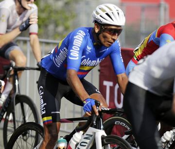 Rigoberto Urán, Nairo Quintana, Esteban Chaves y Sergio Higuita compitieron en la prueba de ruta masculina. Urán se quedó con el octavo puesto y diploma olímpico, en la competencia ganada por Richard Carapaz.