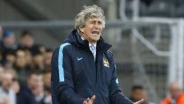 El entrenador de Manchester City Manuel Pellegrini.