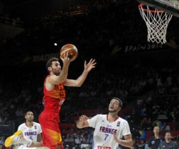 Rudy Fernández, con la Selección española