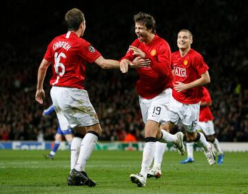 2007. Gerard Piqué con el Manchester United.