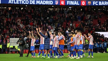 Jugadores del Atlético de Madrid