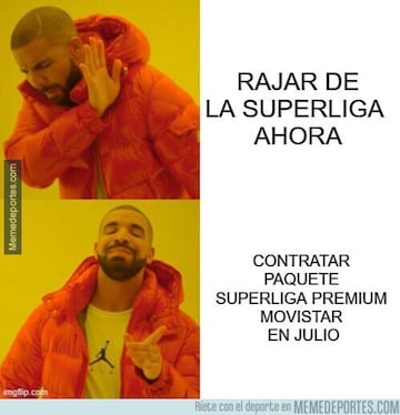 Los mejores memes de la Superliga