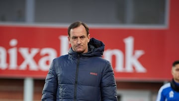 Joseba Etxeberria, entrenador del Mirandés.