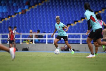 La Selección Colombia femenina última detalles para lo que será el partido amistoso ante Zambia.