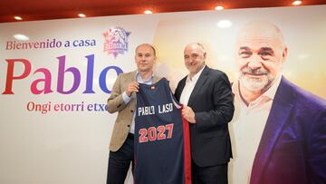 Pablo Laso en su presentación oficial.